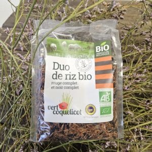 Duo de Riz, Riz Rouge et Riz Noir Bio 500gr