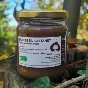 Confiture de châtaigne vanillée AB 240g
