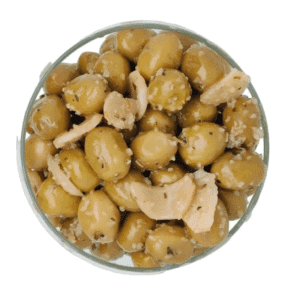 Olives Picholines Vertes Cassées à l'ail