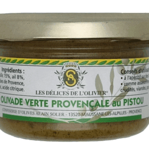Olivade Verte Provençale au Pistou 90gr