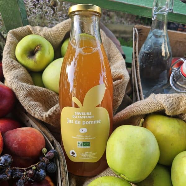 Jus de pomme AB 100% pur jus !