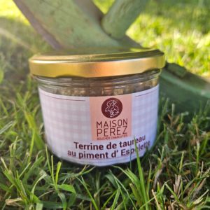 Terrine de taureau au piment d'Espelette   170g